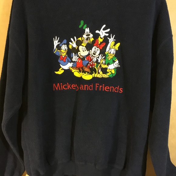 Disney Sweaters - 🙃 Unisex Disney Mickey Sweatshirt Navy Blue